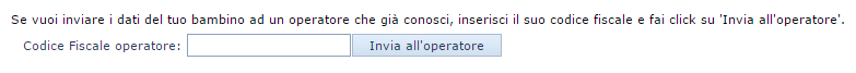invio operatore
